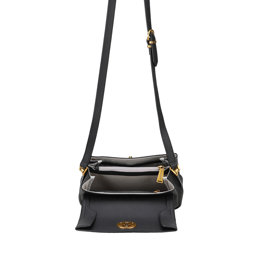Nora Cowhide Leather Shoulder Bag