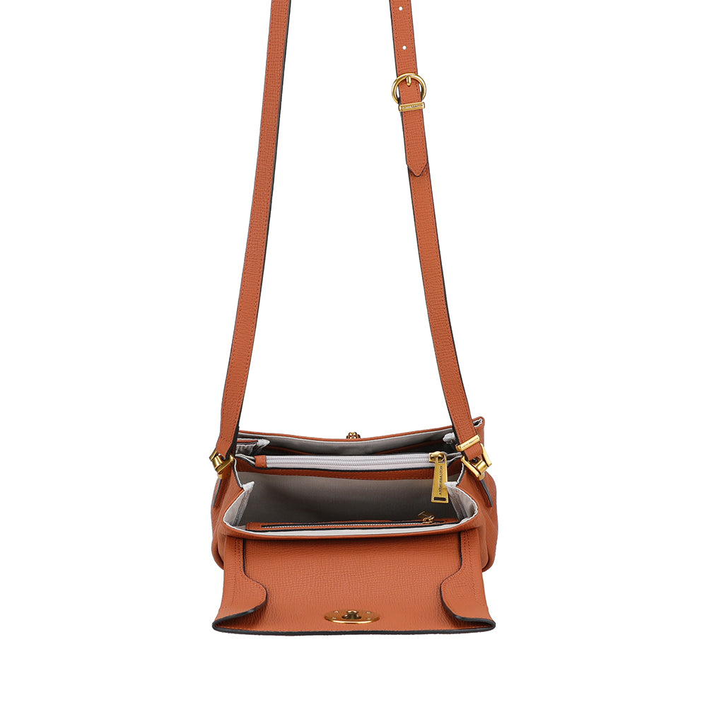 Nora Cowhide Leather Shoulder Bag