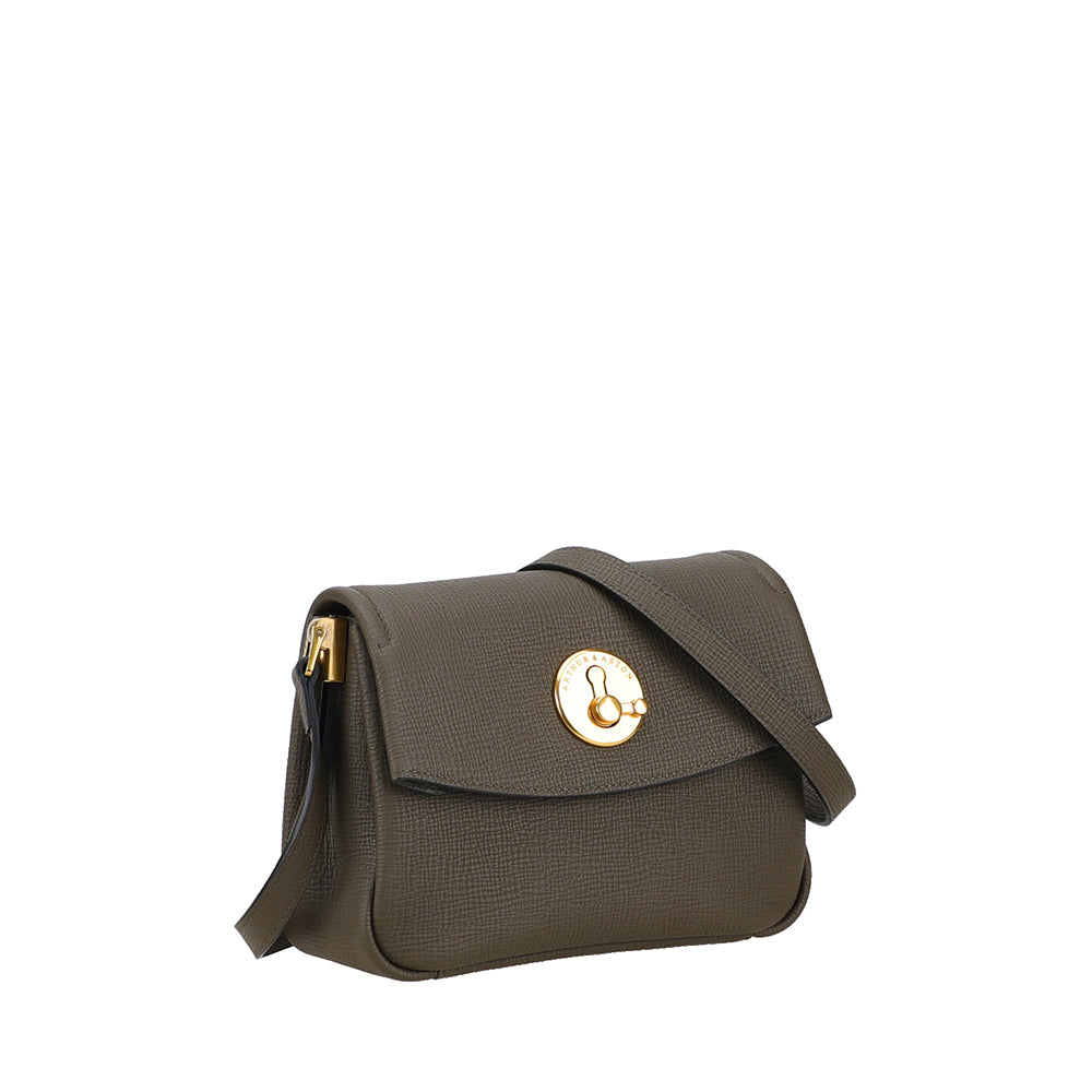 Nora Cowhide Leather Shoulder Bag