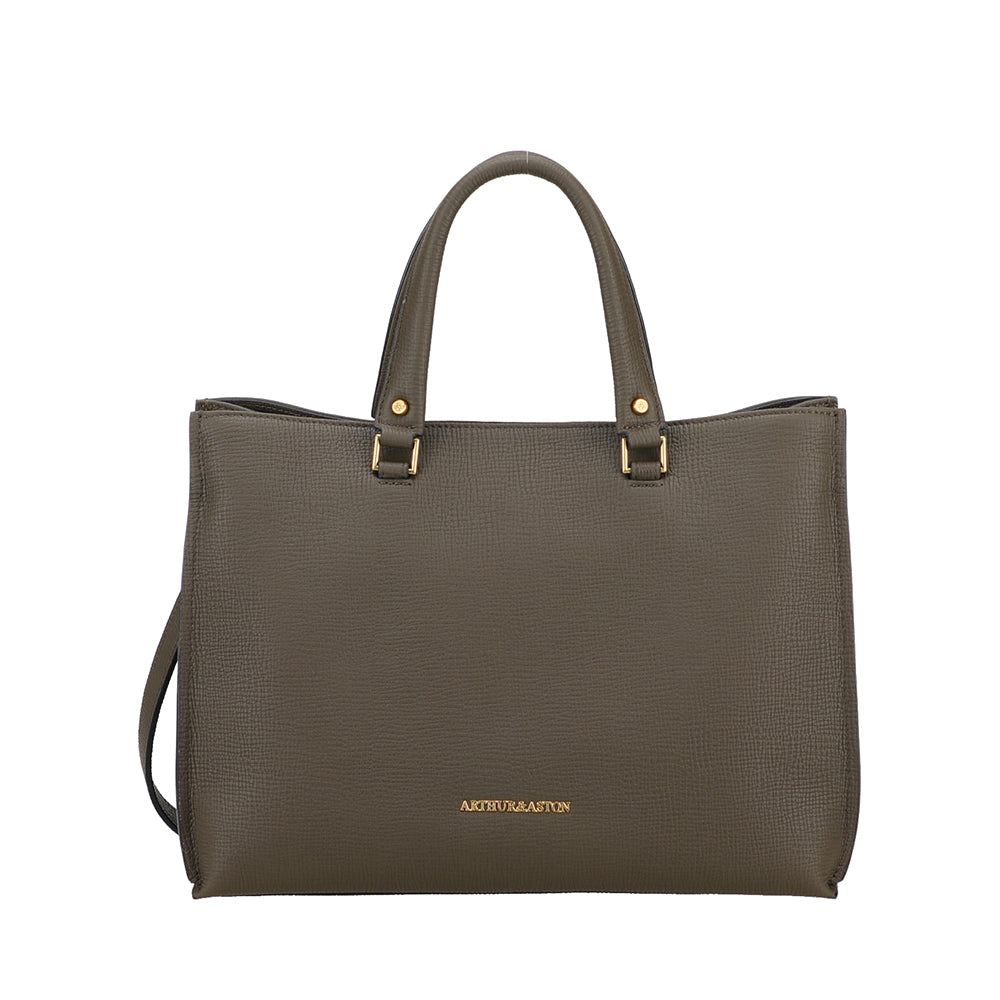 Large Nora leather handbag