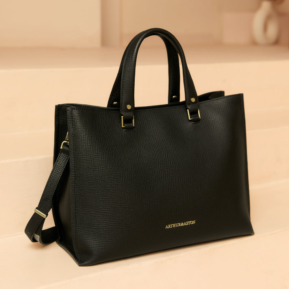 Large Nora leather handbag