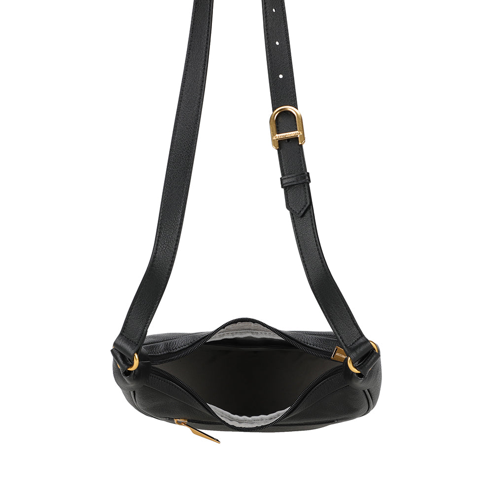 Camille leather shoulder bag