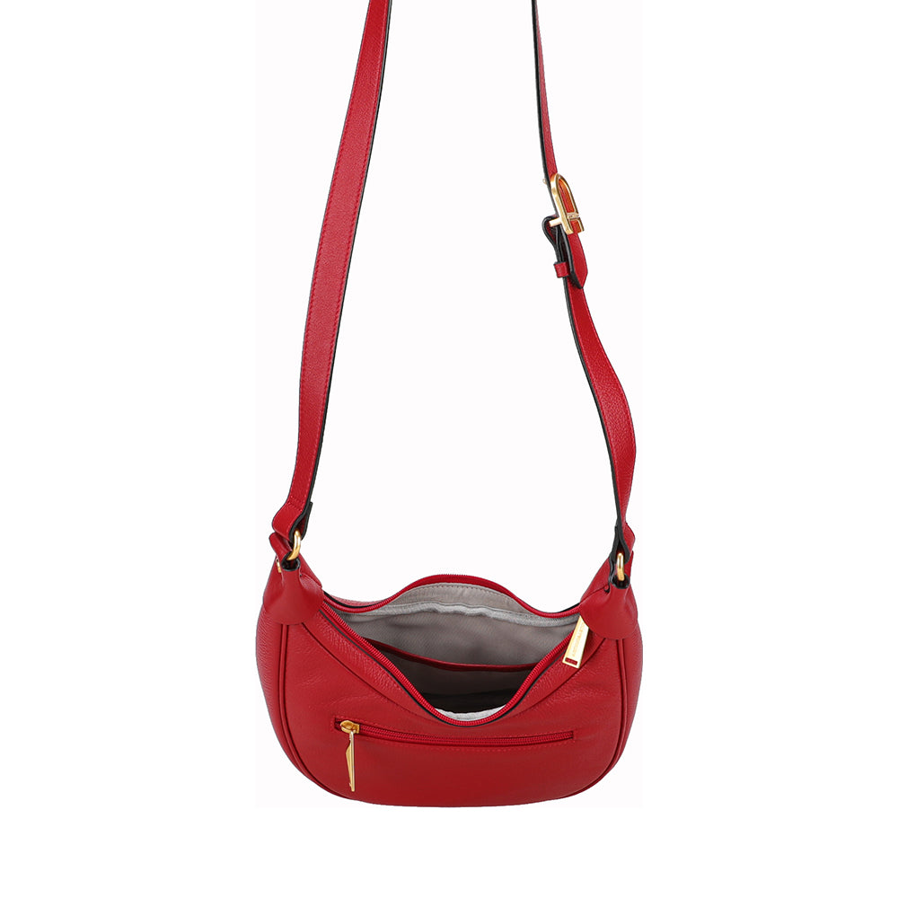 Camille leather shoulder bag