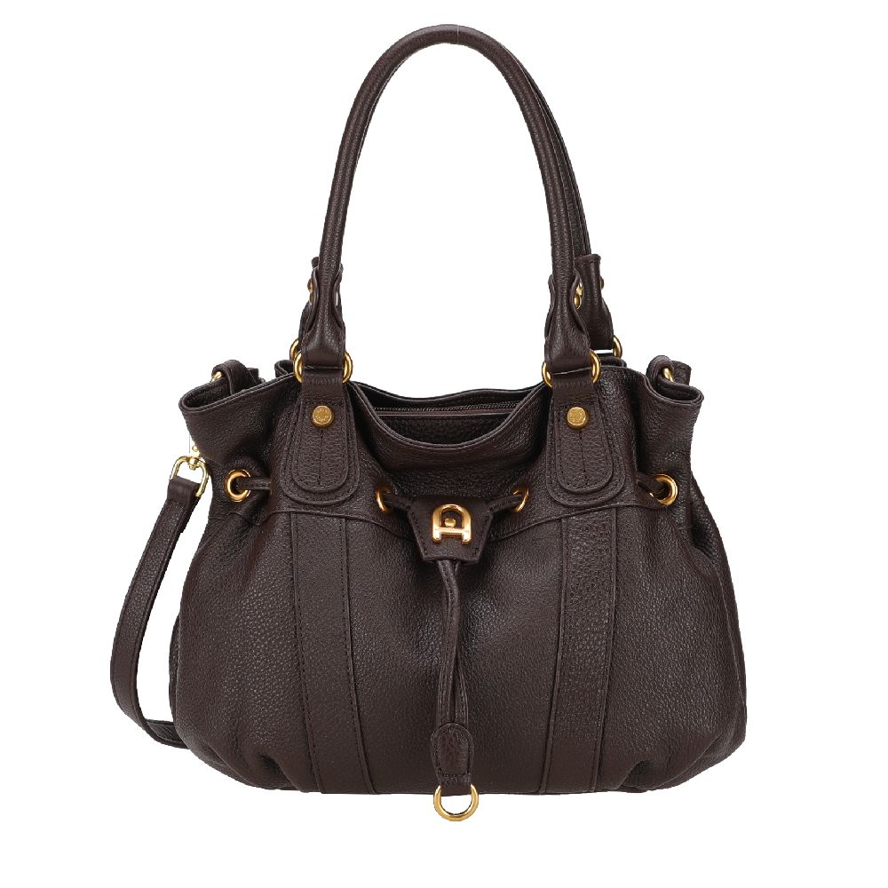 M Camille leather shoulder bag