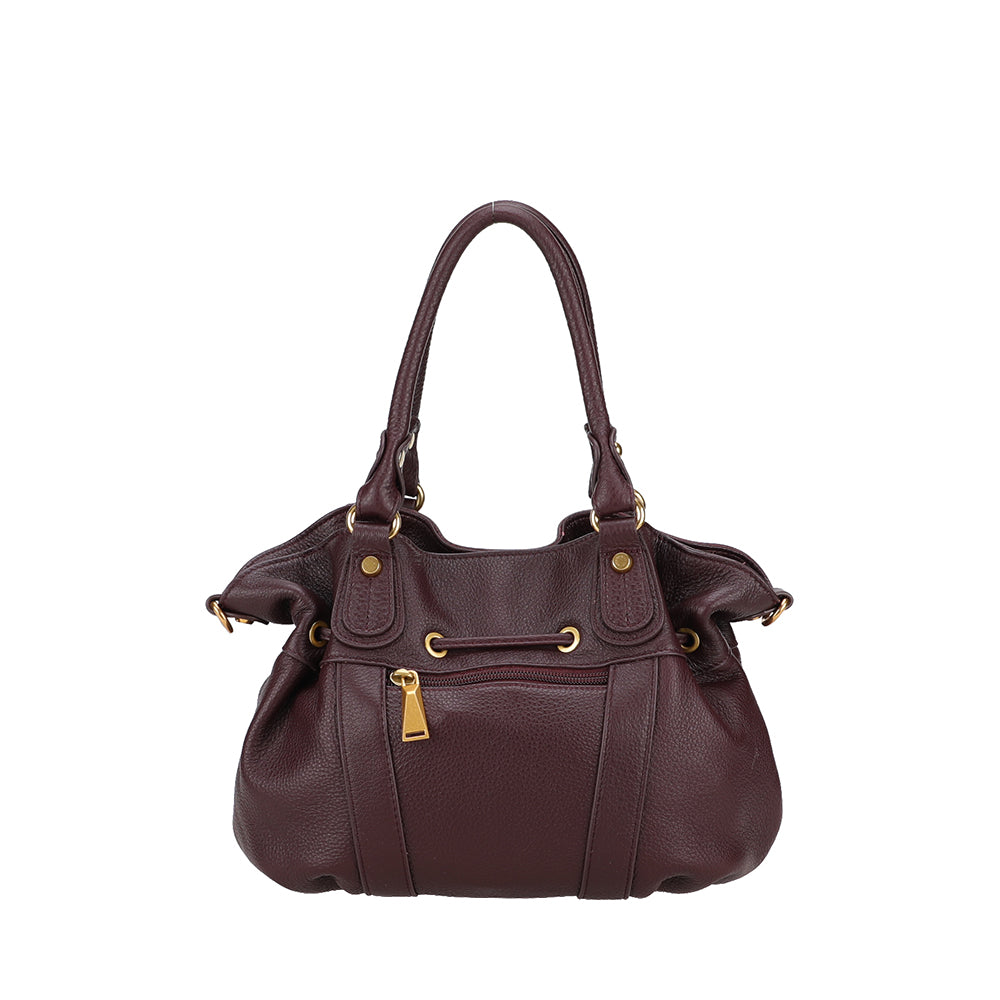 M Camille leather shoulder bag
