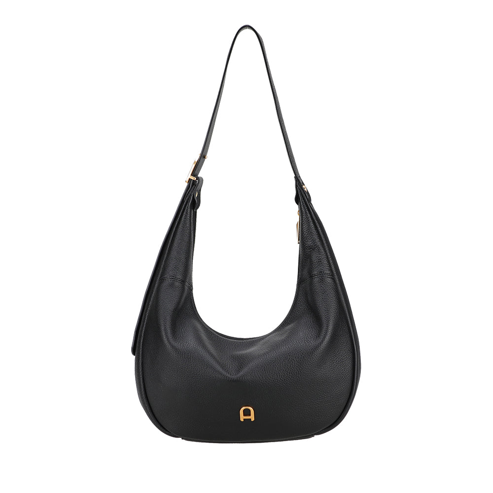 Camille leather messenger bag