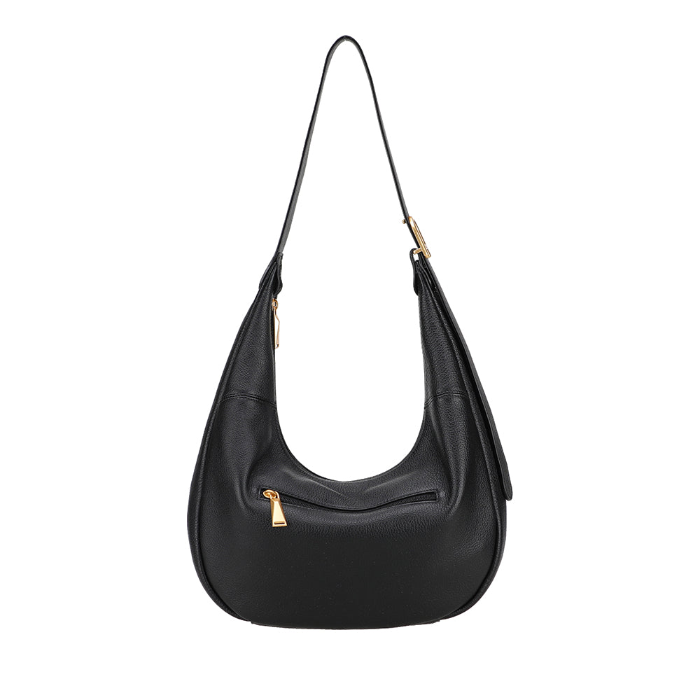 Camille leather messenger bag