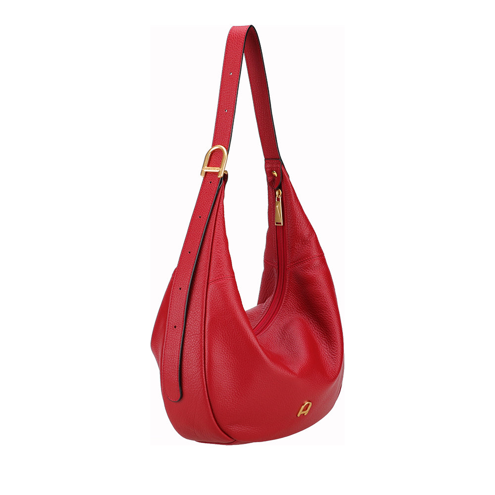 Camille leather messenger bag