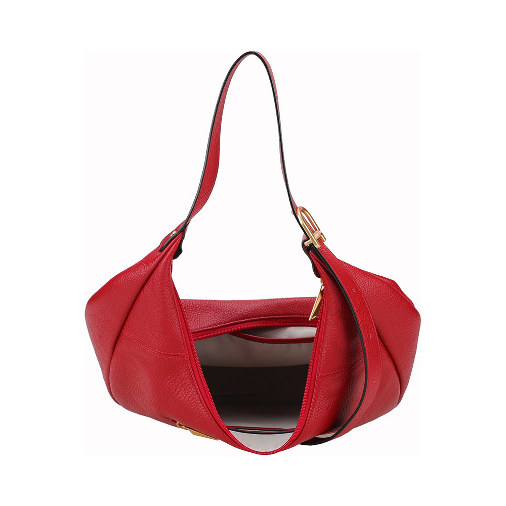 Camille leather messenger bag