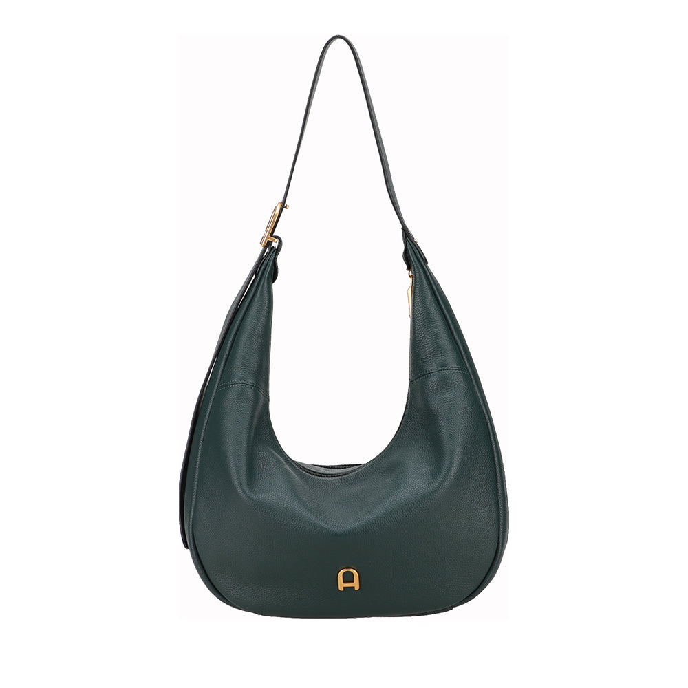 Camille leather messenger bag