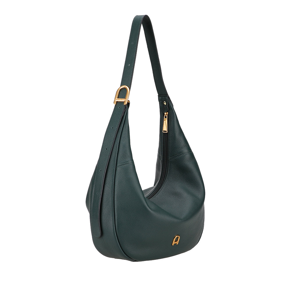 Camille leather messenger bag