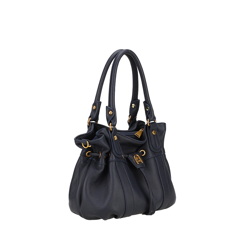M Camille leather shoulder bag