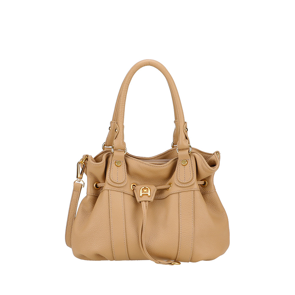 M Camille leather shoulder bag