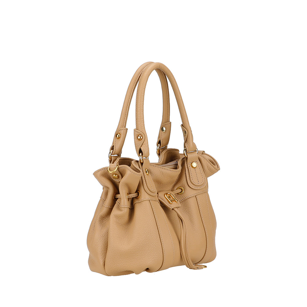 M Camille leather shoulder bag