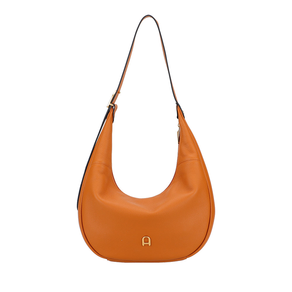 Camille leather messenger bag