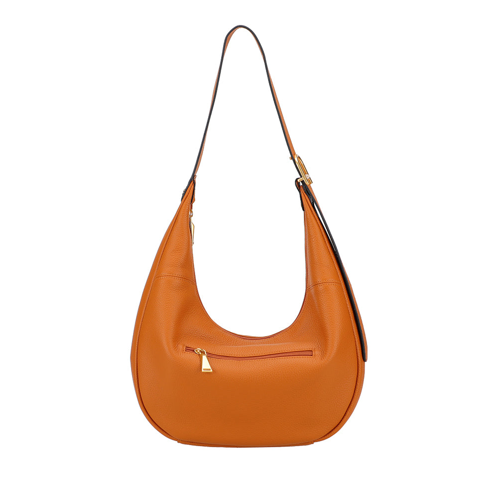 Camille leather messenger bag