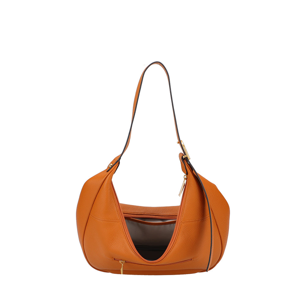 Camille leather messenger bag