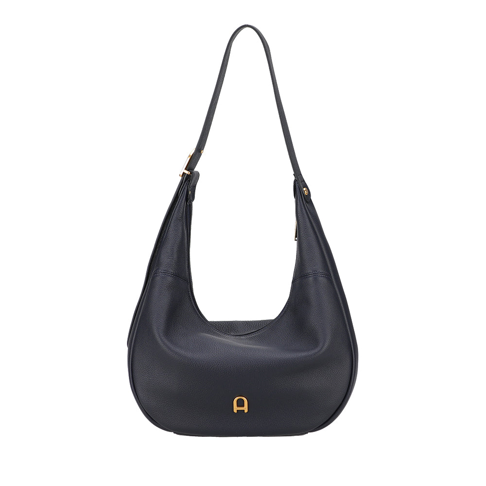 Camille leather messenger bag