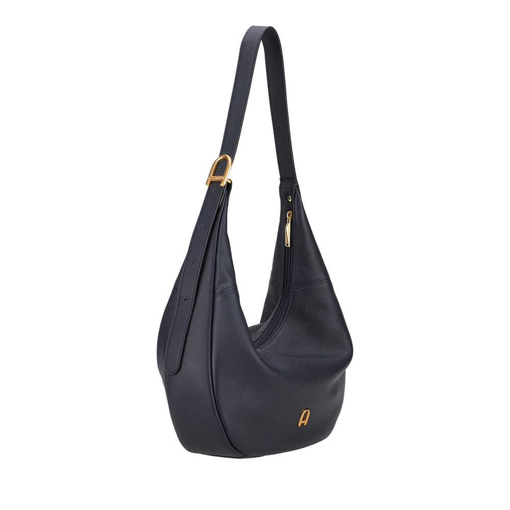 Camille leather messenger bag
