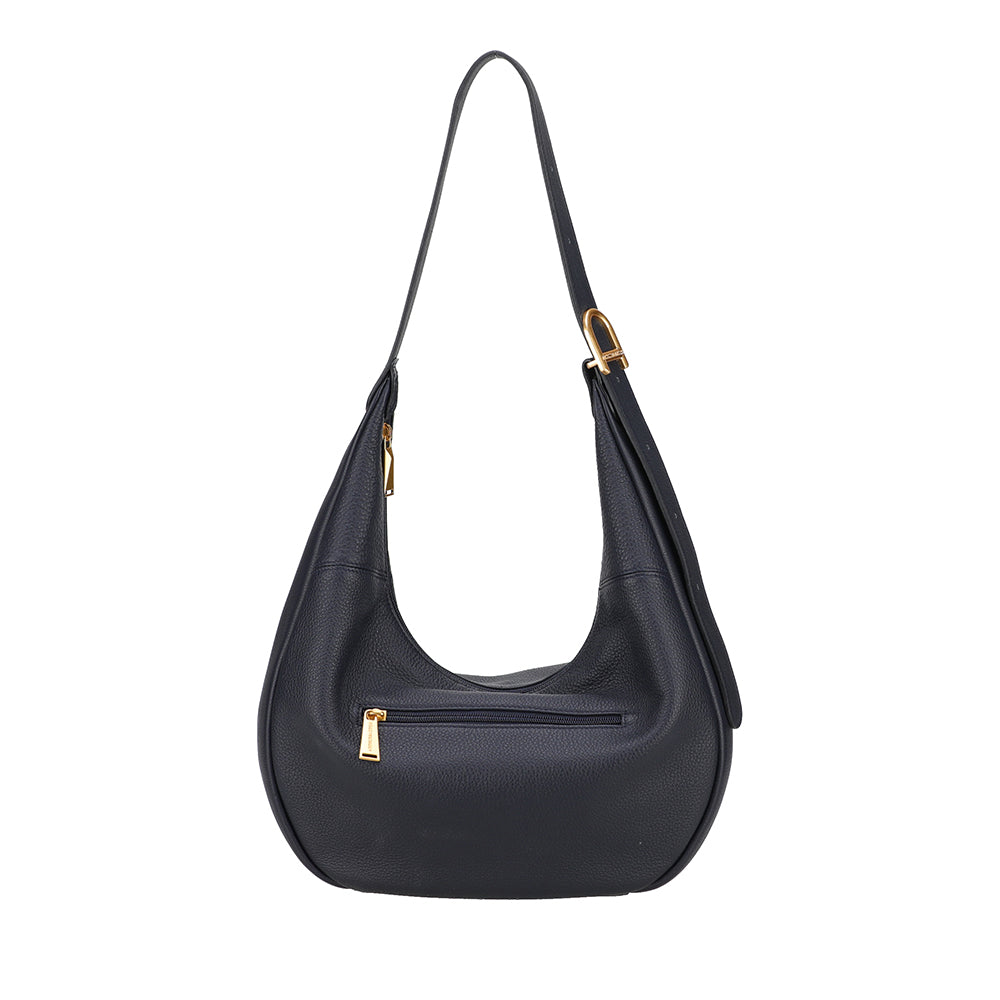 Camille leather messenger bag