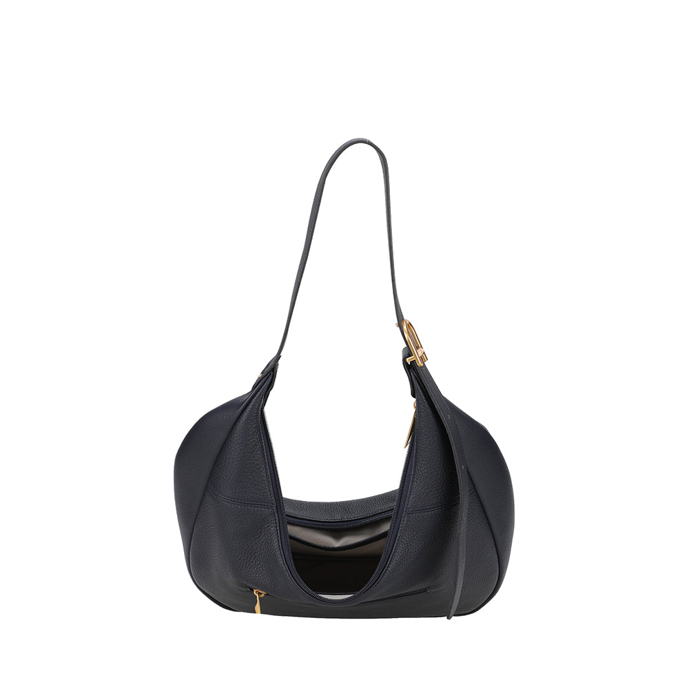 Camille leather messenger bag