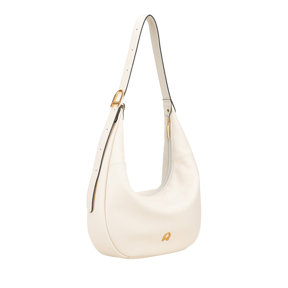 Camille leather messenger bag