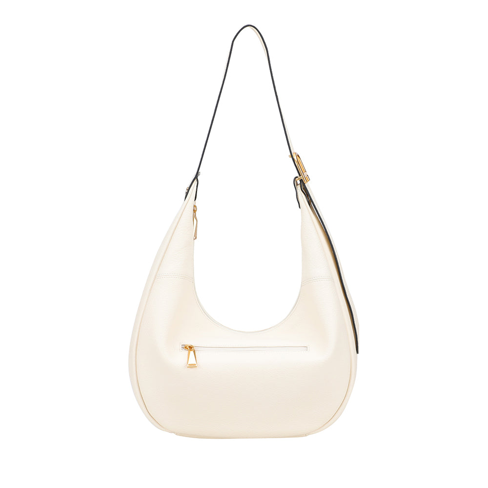 Camille leather messenger bag