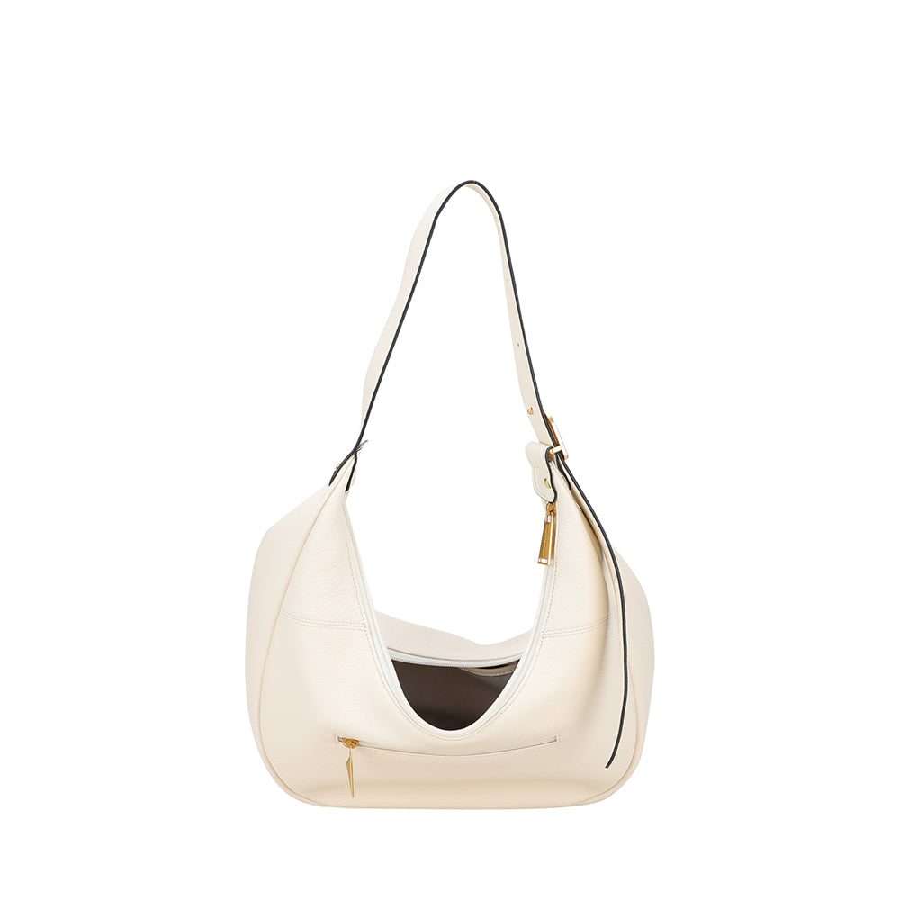 Camille leather messenger bag