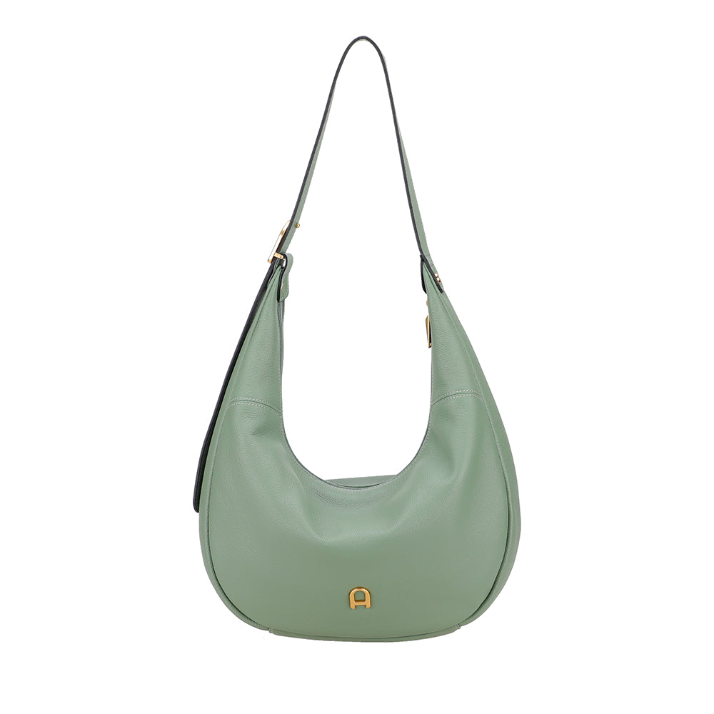 Camille leather messenger bag