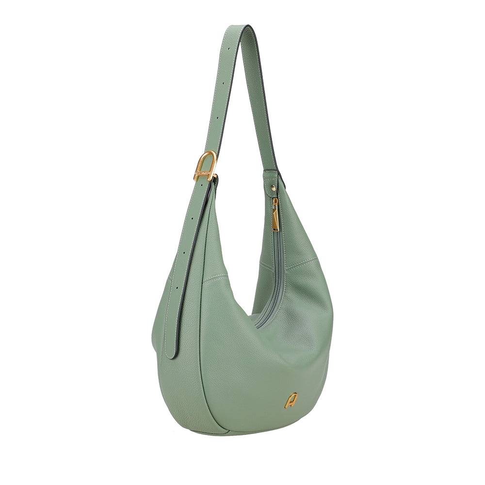 Camille leather messenger bag