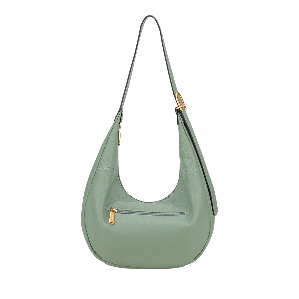 Camille leather messenger bag