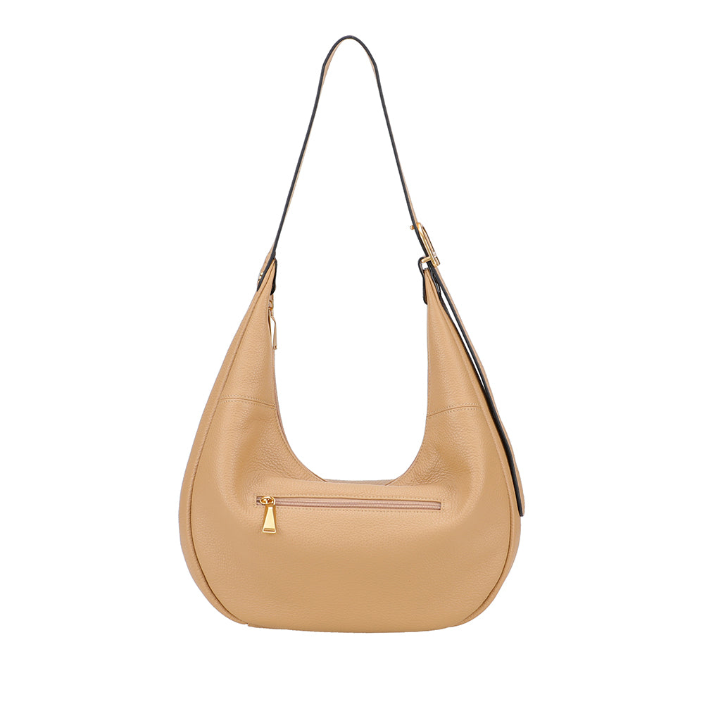 Camille leather messenger bag