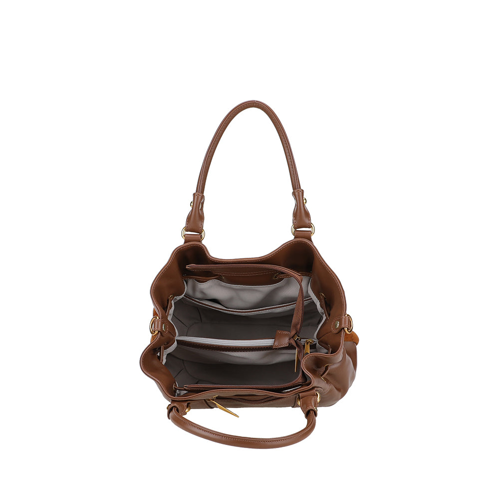Sac épaule M Camille Suède cuir
