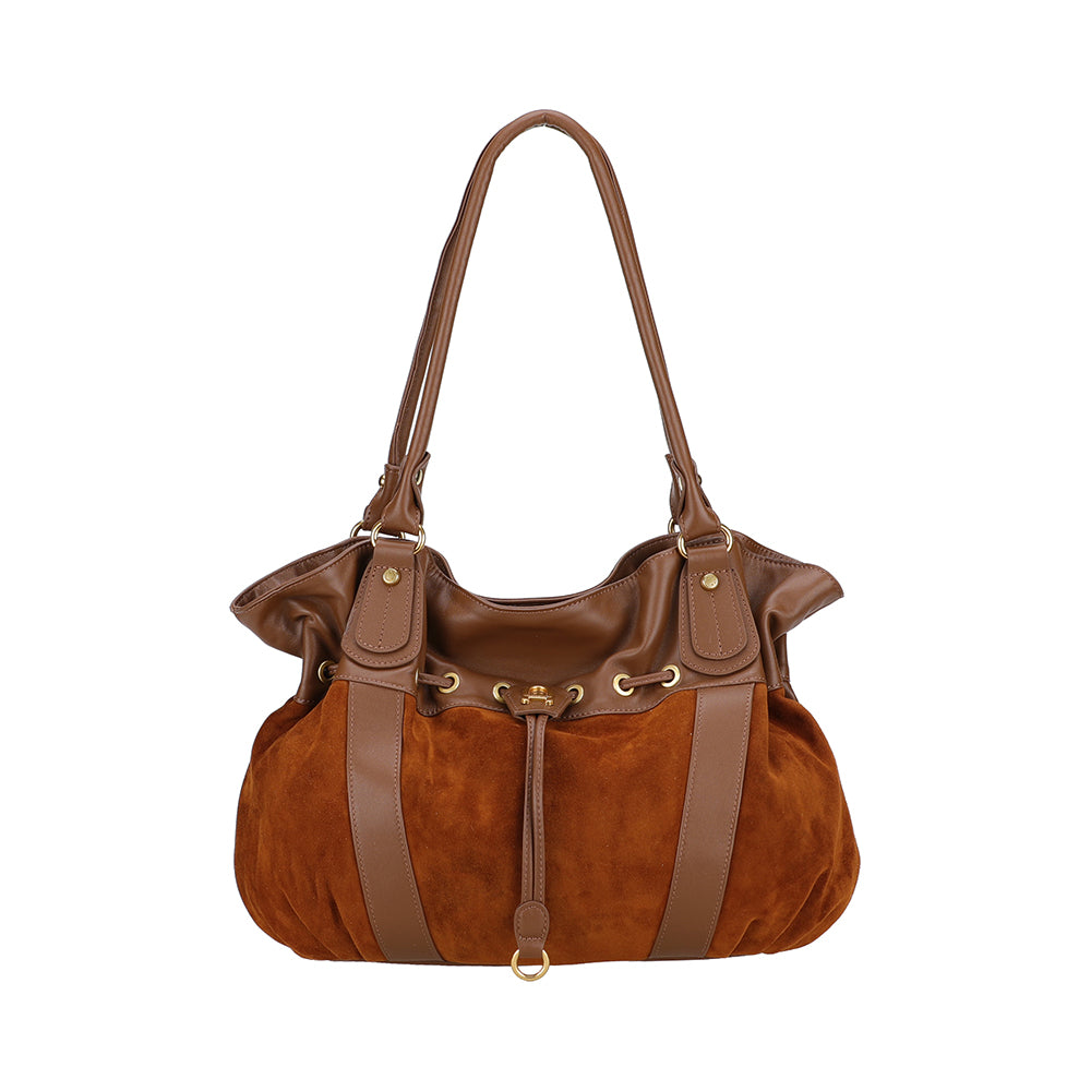 Sac épaule L Camille Suède cuir