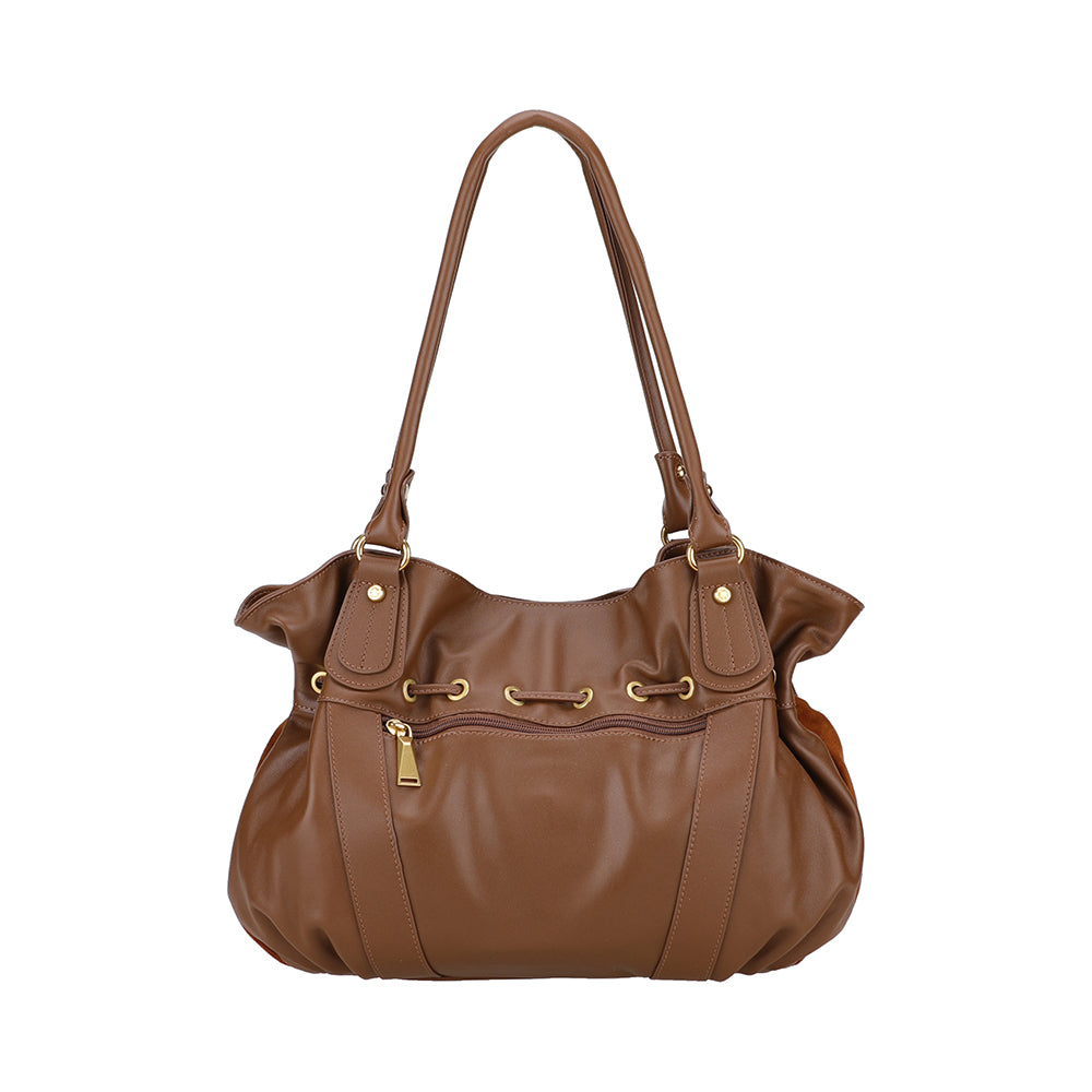 Sac épaule L Camille Suède cuir