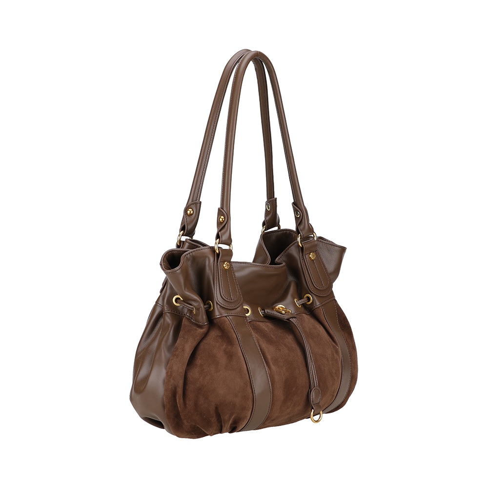 Sac épaule L Camille Suède cuir
