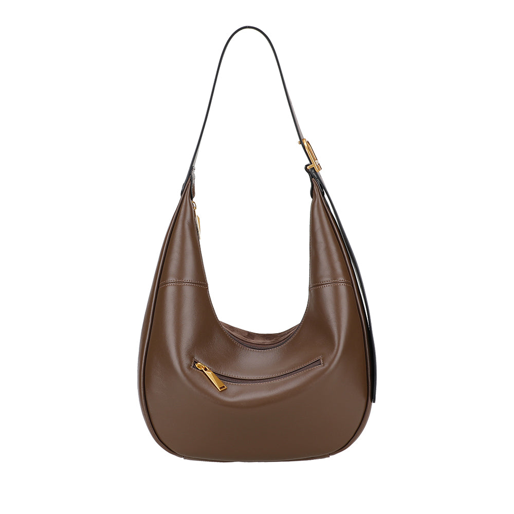 Sac épaule Camille cuir Suède