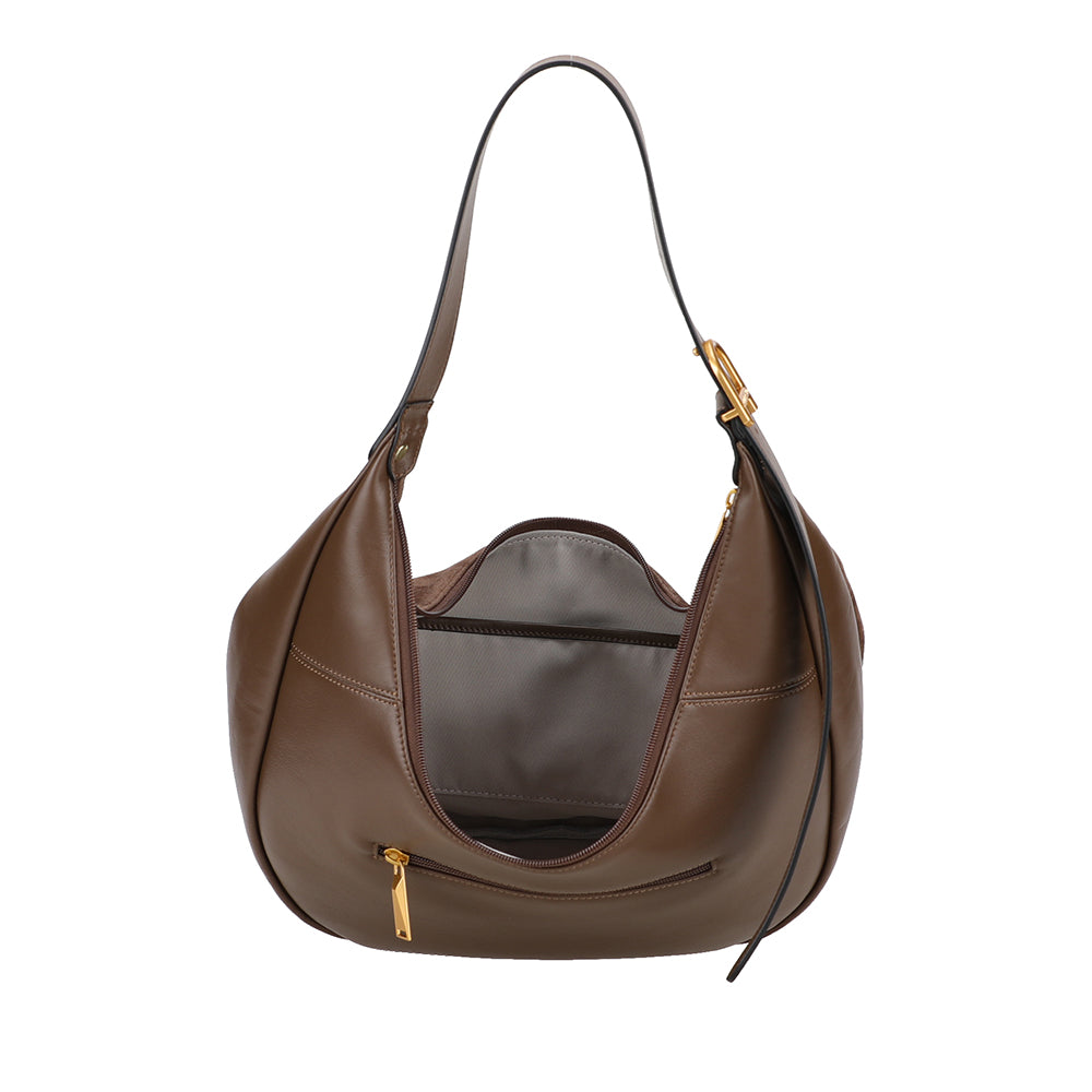 Sac épaule Camille cuir Suède