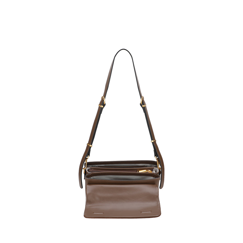Petit Sac bandoulière Camille cuir suède