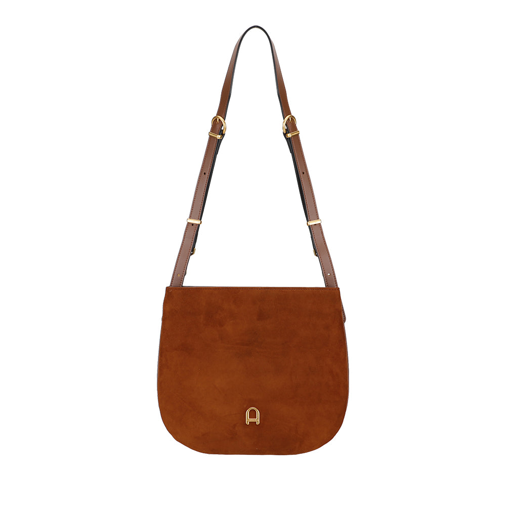Sac épaule bandoulière Camille cuir Suède