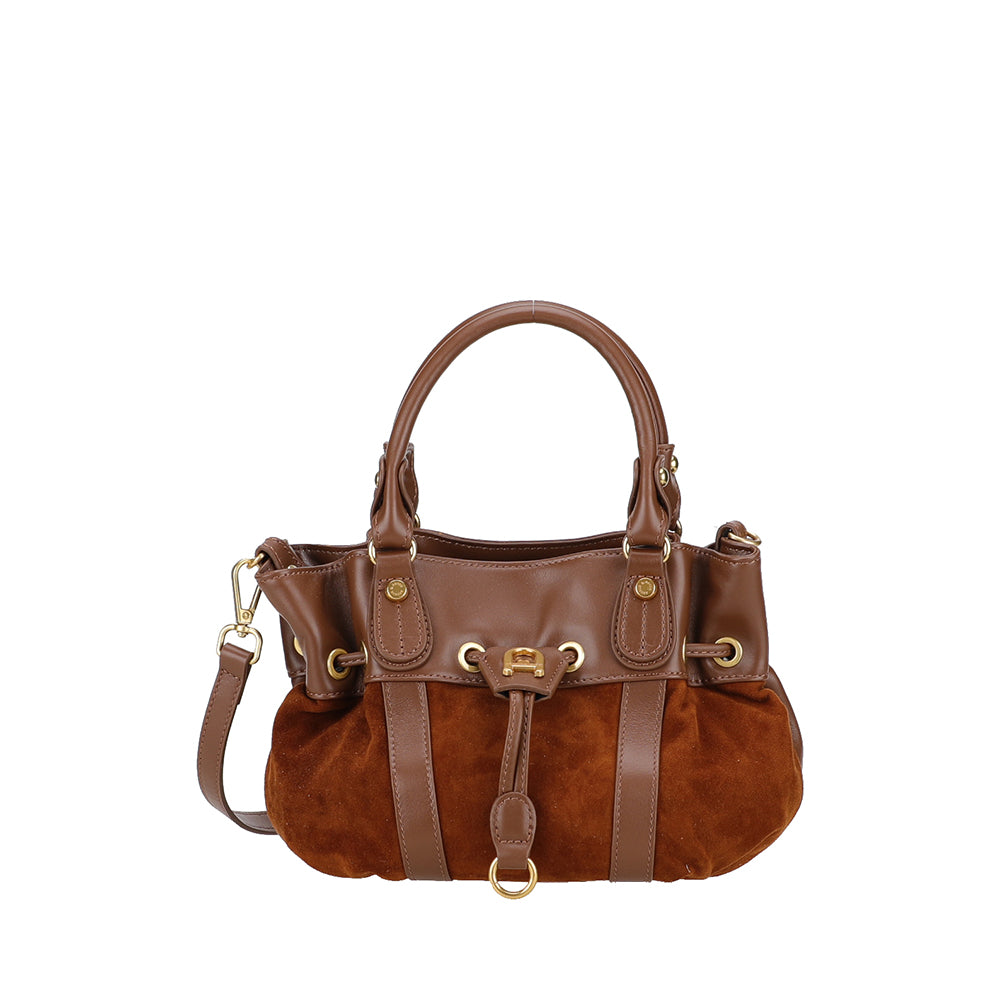 Mini sac à main S Camille Cuir Suède