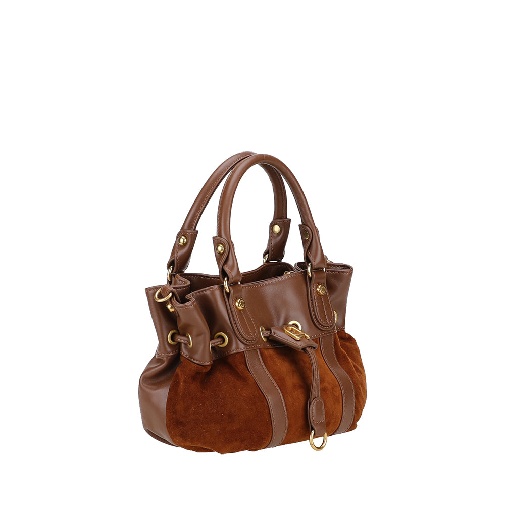 Mini sac à main S Camille Cuir Suède