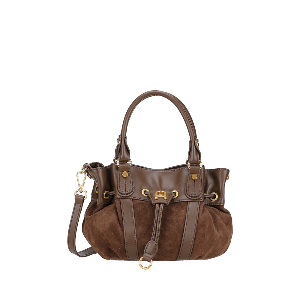 Mini sac à main S Camille Cuir Suède