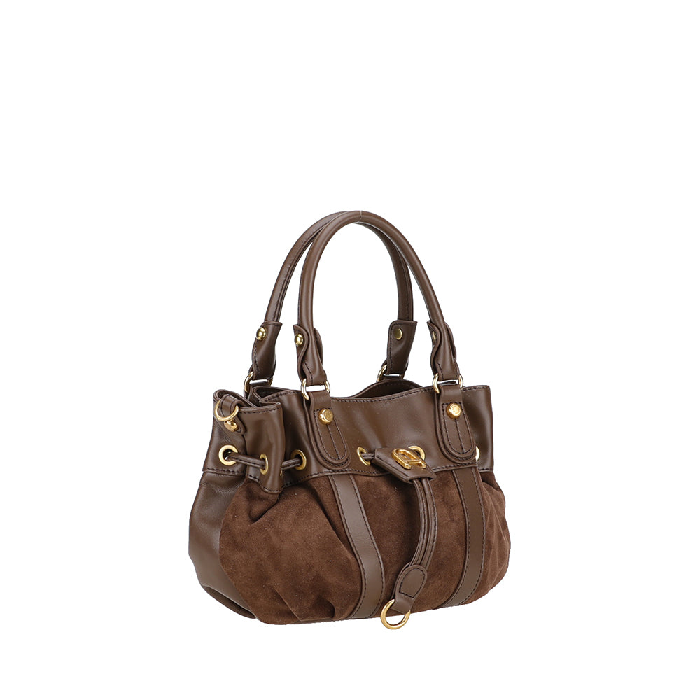 Mini sac à main S Camille Cuir Suède