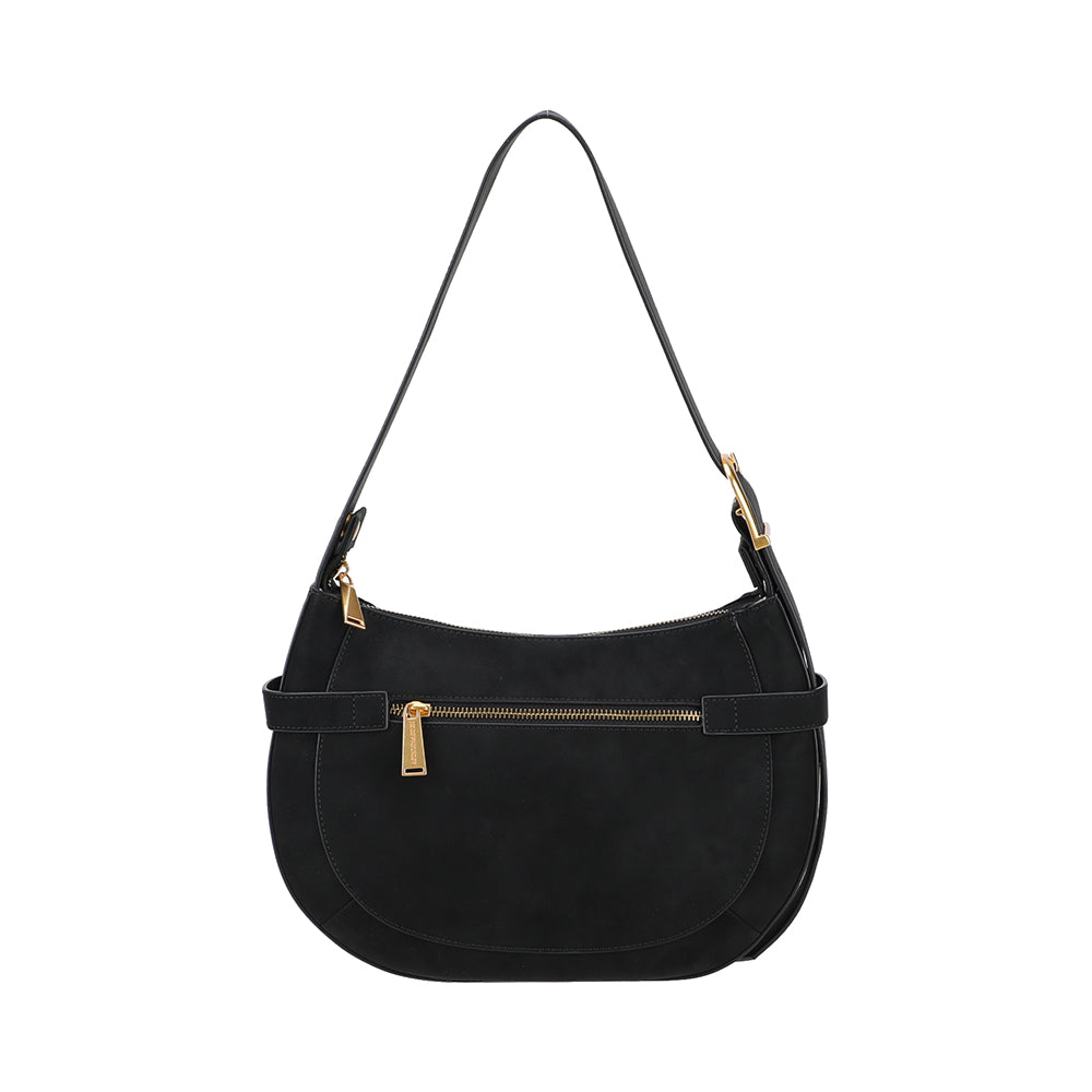 Madelena split leather shoulder bag