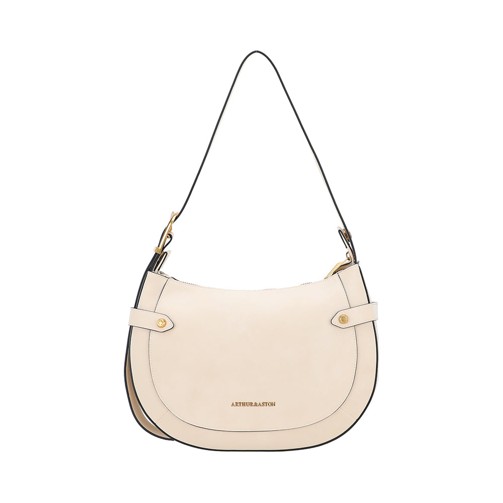 Sac épaule croûte de cuir Madelena