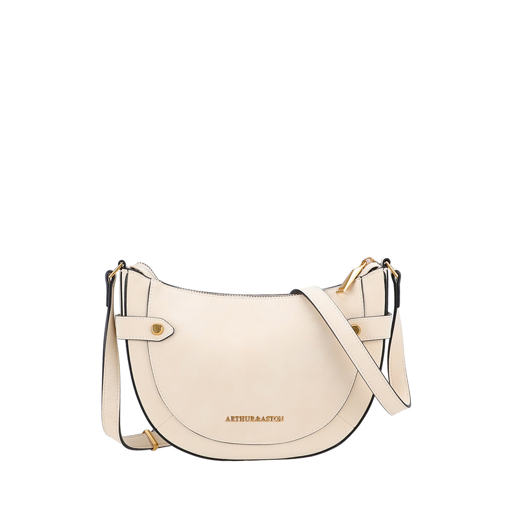 Sac bandoulière croûte de cuir Madelena