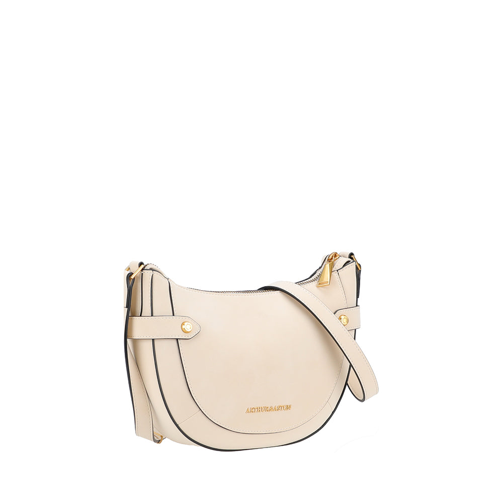 Sac bandoulière croûte de cuir Madelena
