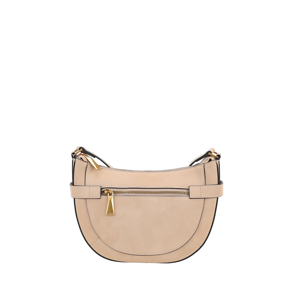 Sac bandoulière croûte de cuir Madelena