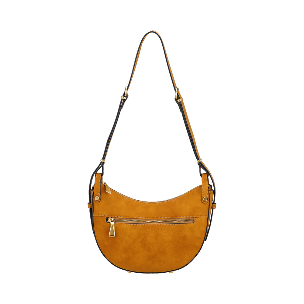 Sac épaule bandoulière croûte de cuir Madelena